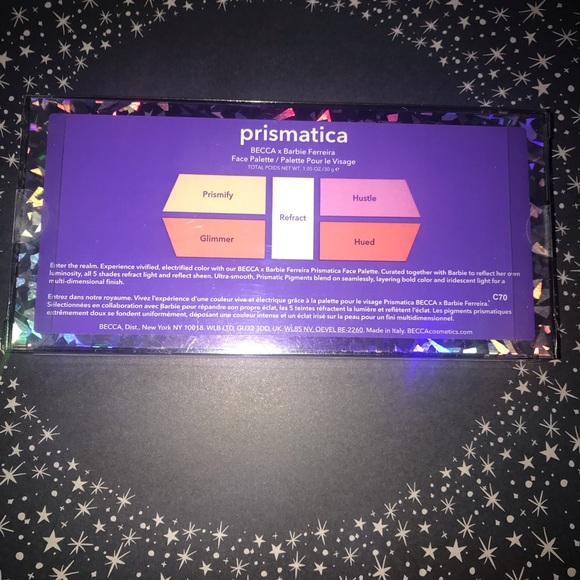BECCA x Barbie Ferreira Prismatica face palette New - Picture 3 of 5